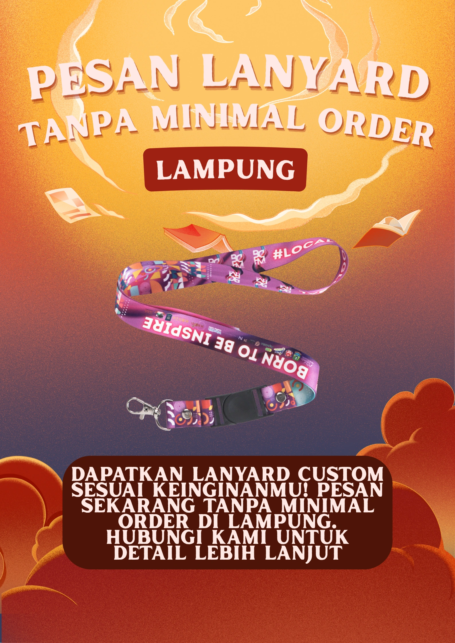 Pesan Lanyard Tanpa Minimal Order Lampung