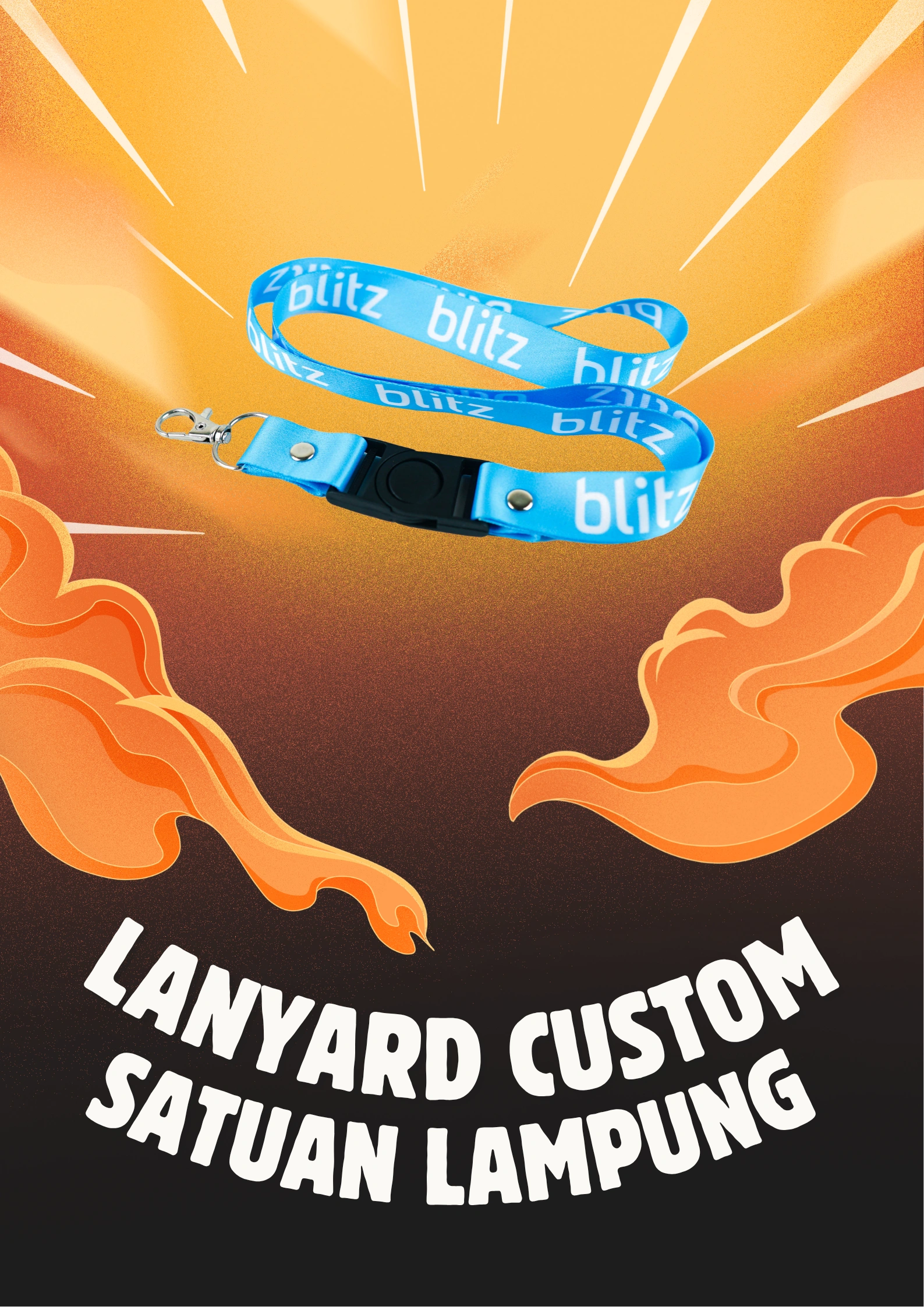 Lanyard Custom Satuan Murah di Lampung