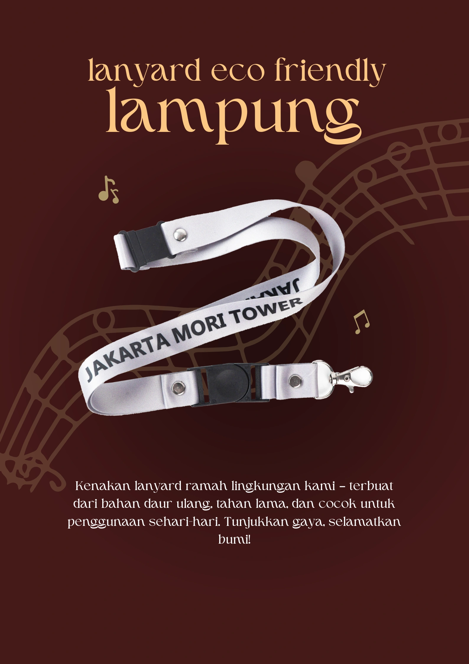 Lanyard Eco Friendly Lampung Solusi Ramah Lingkungan