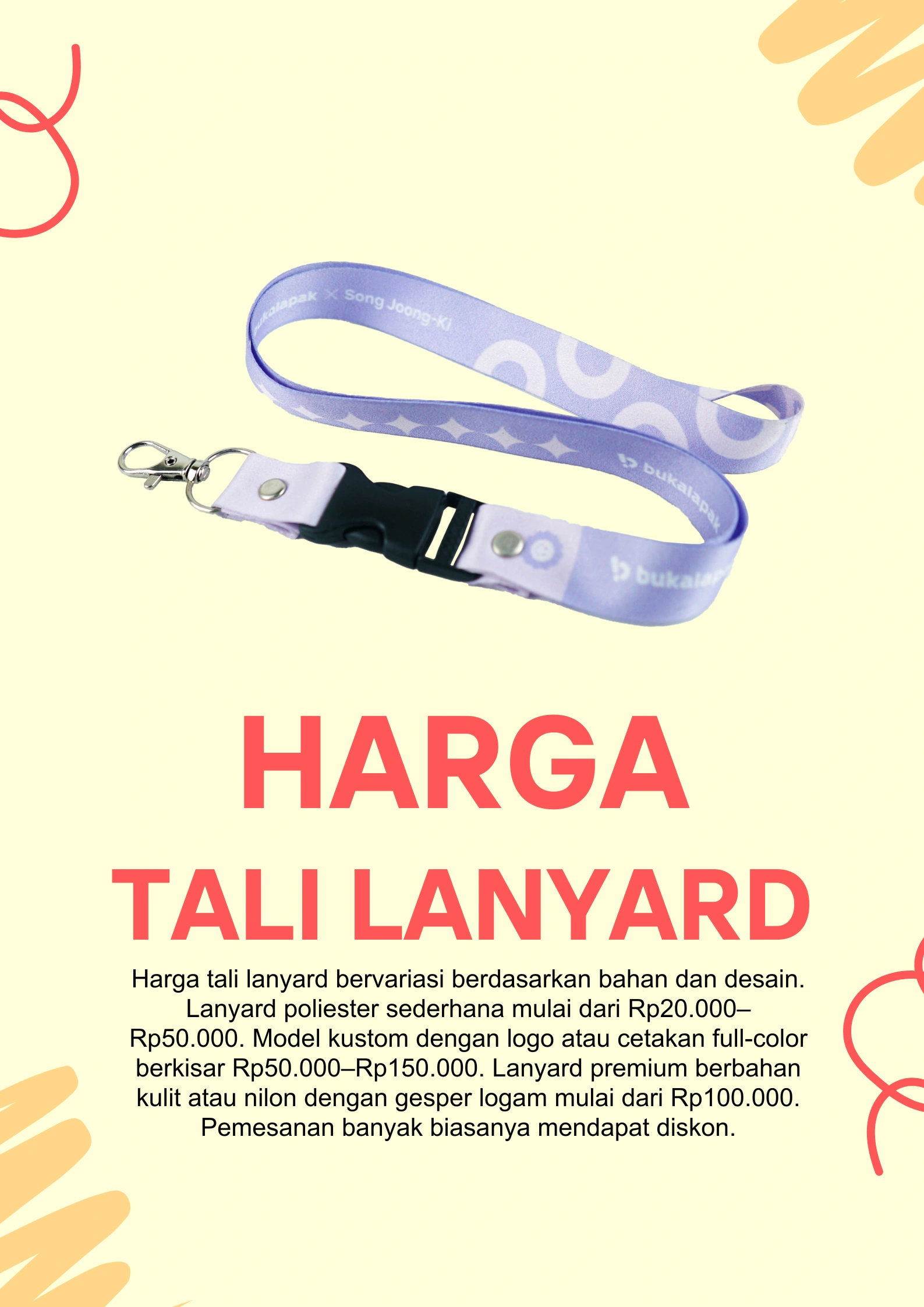 Harga Tali Lanyard Lampung 2025 dan Tips Memilih
