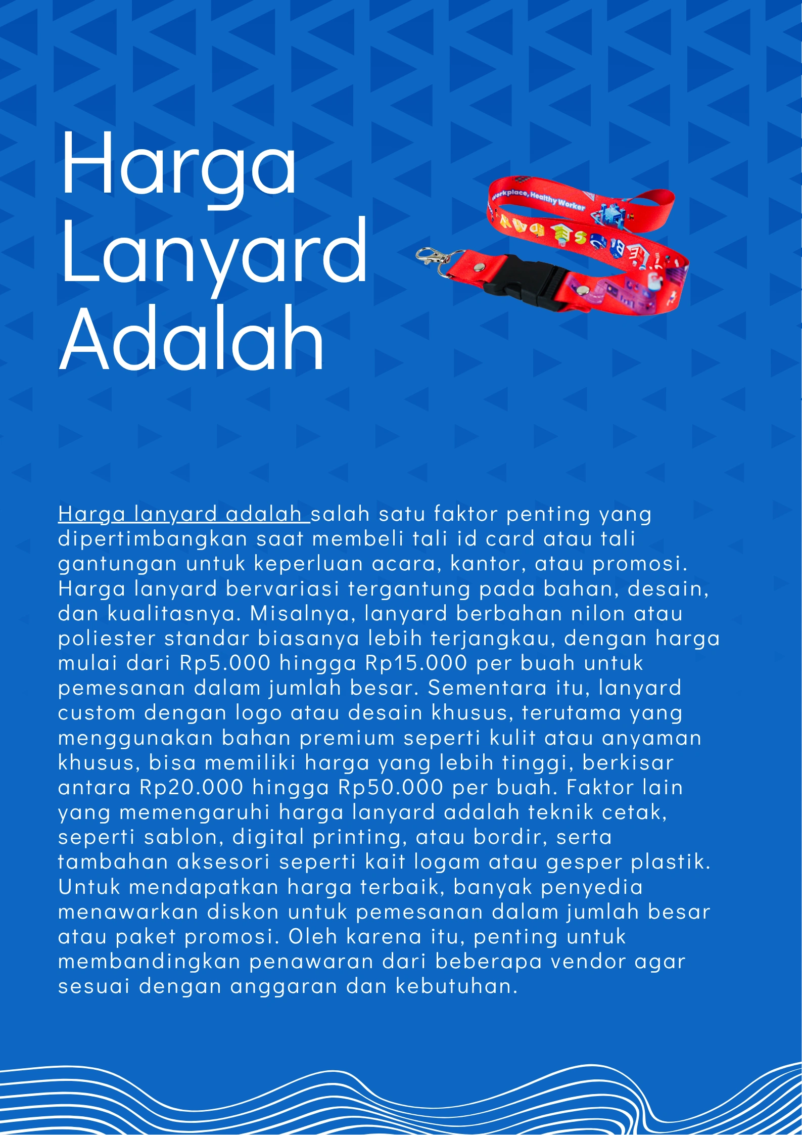 Harga Lanyard Lampung 2025