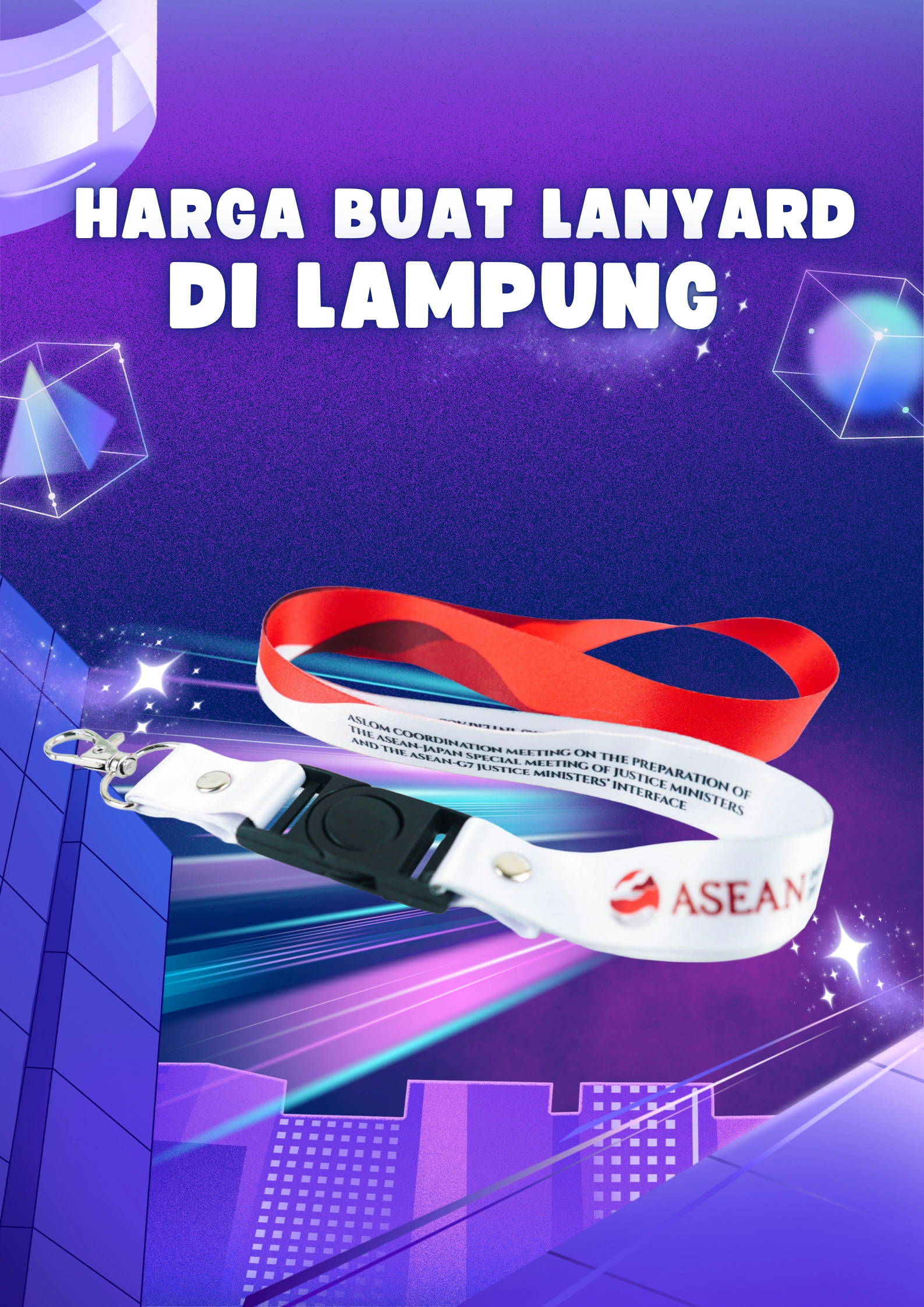 Harga Cetak Lanyard Custom Murah di Lampung