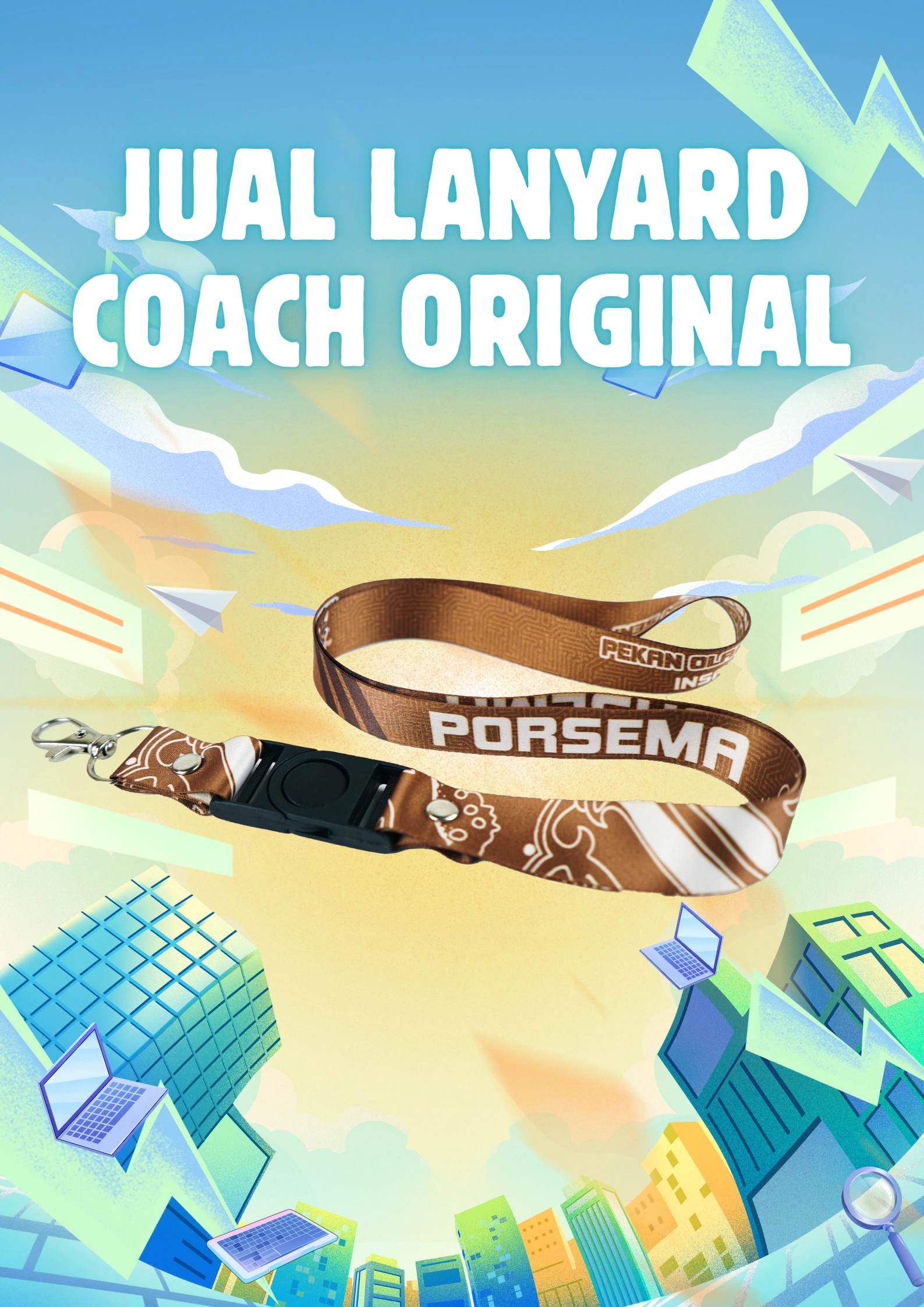Jual Lanyard Coach Original di Lampung